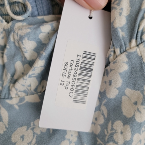 Reformation Cortese Top in Sofie size 12 NWT - Picture 8 of 11